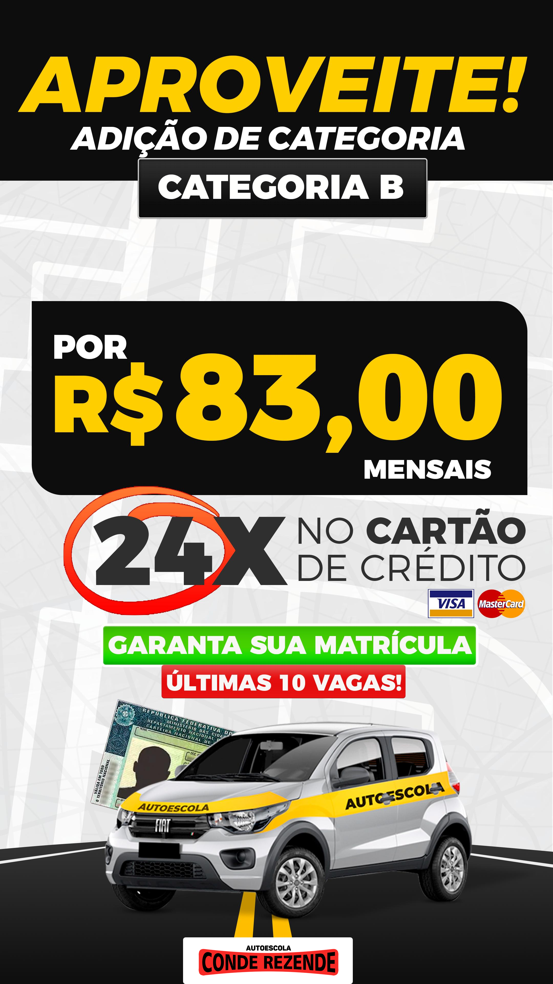 Aluno realizando prova prática